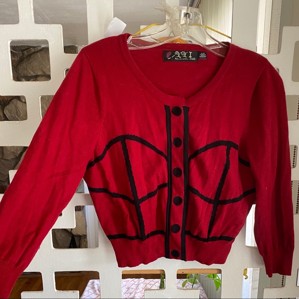 Red sweater